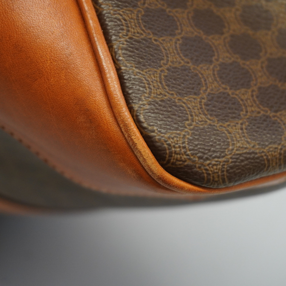 Auth Celine Macadam Boston Bag Women's PVC Boston Bag Brown - Picture 7 of 14
